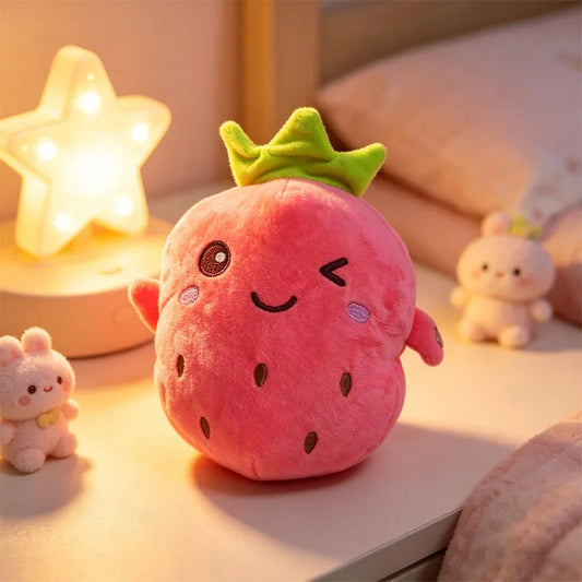Interactive Fruit Sensing Beat Plush Toy – Musical Touch Piano for Kids & Family