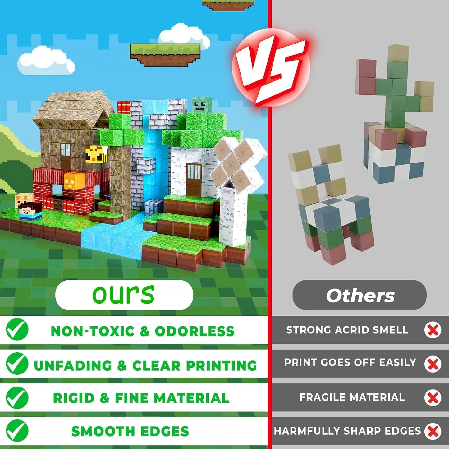 Magnetic Building Blocks Forest Set