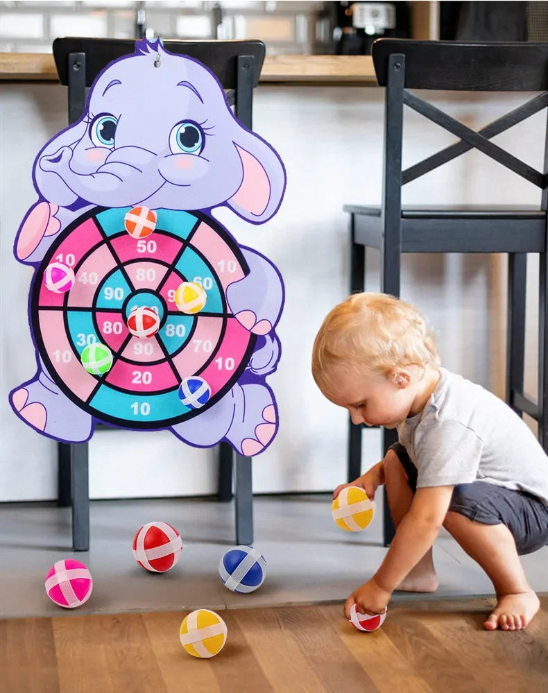 Sticky Ball Dart Board Set