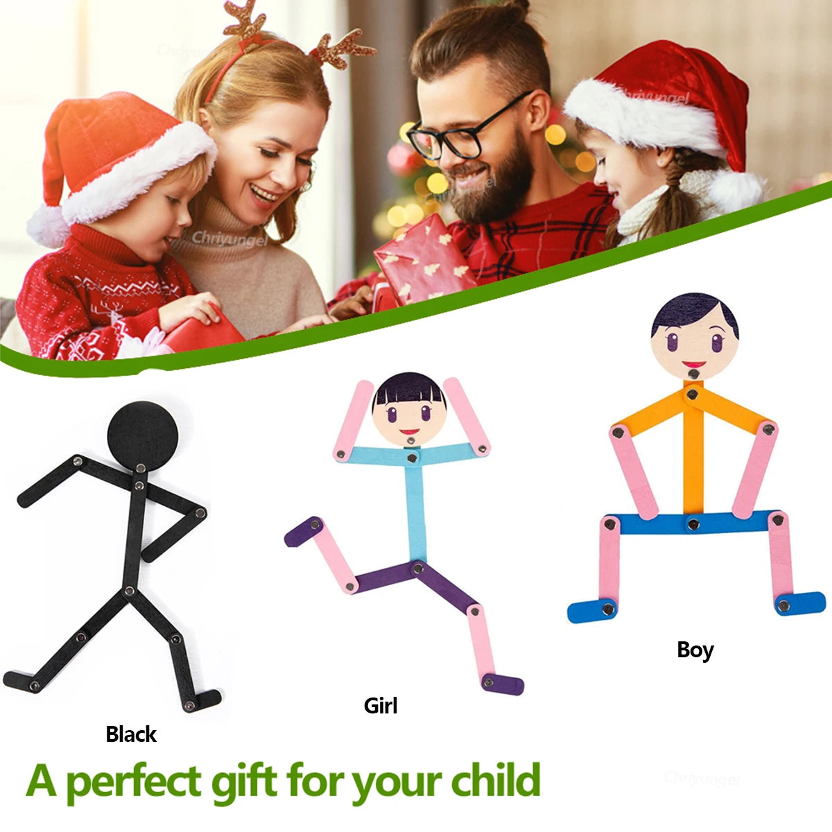 Montessori DIY Puzzle Toy Board Educational Game for Children Preschool Fine Motor Training