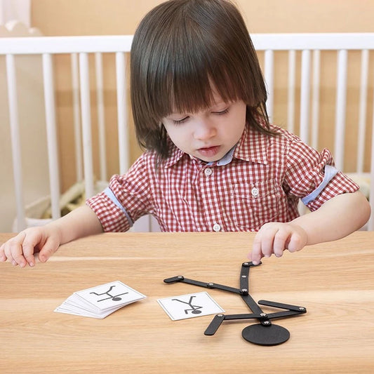 Montessori DIY Puzzle Toy Board Educational Game for Children Preschool Fine Motor Training