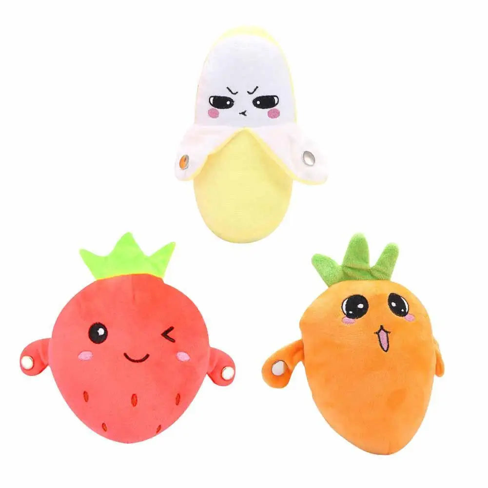 Interactive Fruit Sensing Beat Plush Toy – Musical Touch Piano for Kids & Family