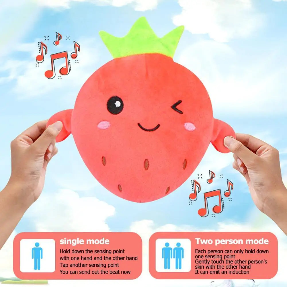 Interactive Fruit Sensing Beat Plush Toy – Musical Touch Piano for Kids & Family