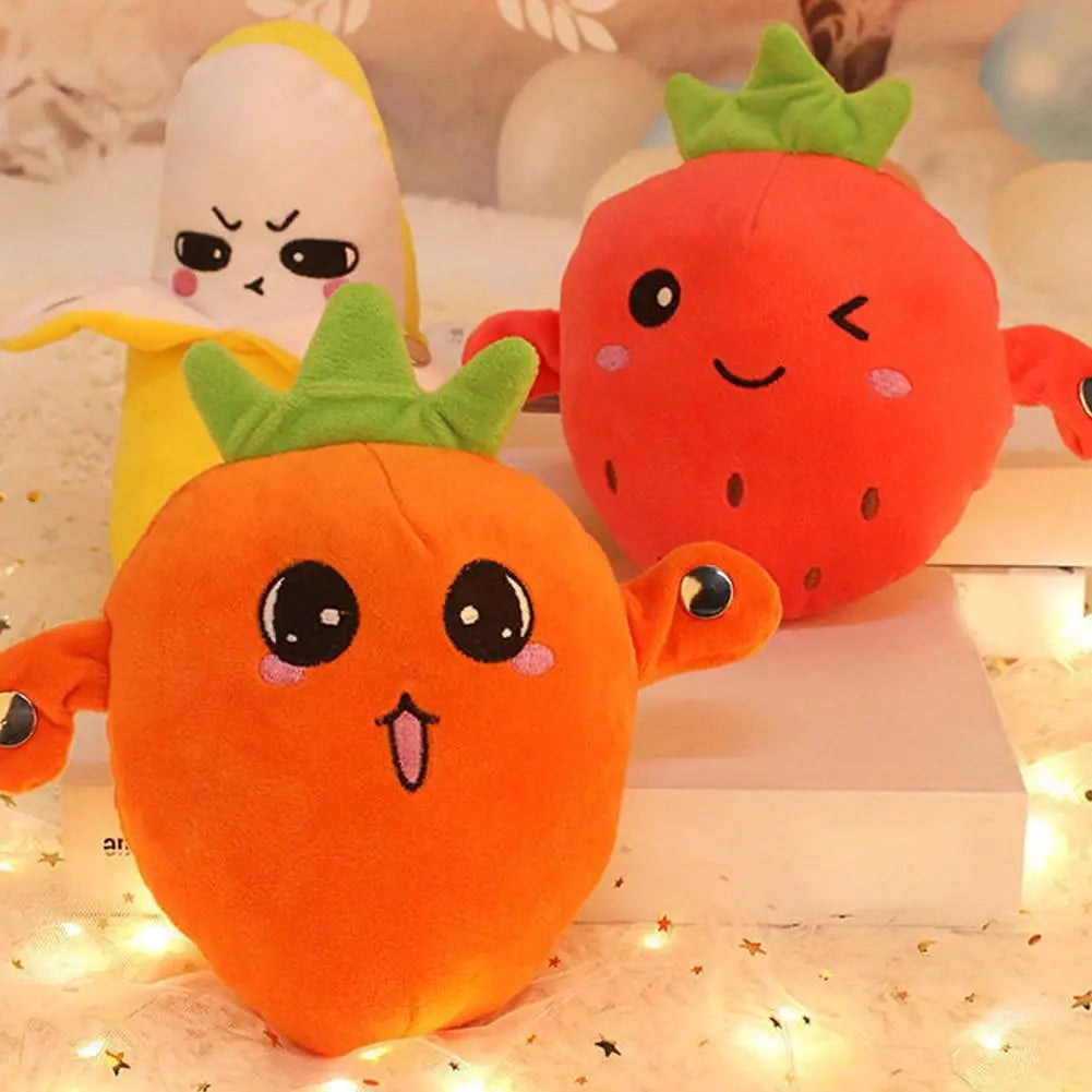 Interactive Fruit Sensing Beat Plush Toy – Musical Touch Piano for Kids & Family