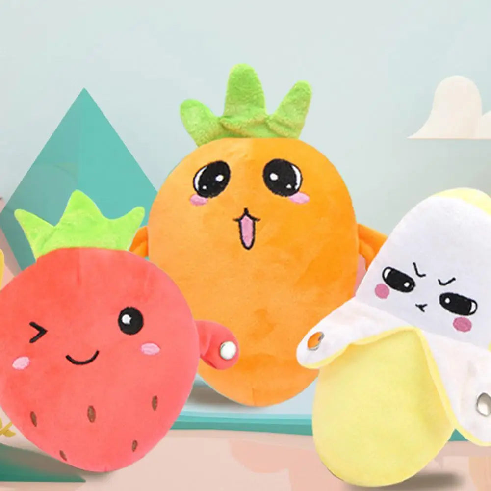 Interactive Fruit Sensing Beat Plush Toy – Musical Touch Piano for Kids & Family